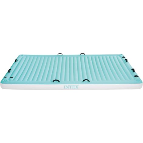 Lettino Gonfiabile Blu 310x183 cm Vinile INTEX
