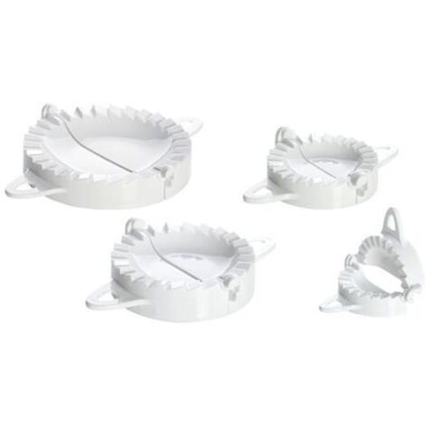 stampi per empanadas di diverse dimensioni in plastica lavabile in lavastoviglie