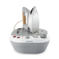 G3 ferrari g40001 sistema stirante professionale, ferro da stiro, 2200w, 3 bar, 30-60 g/min, regolazione temperatura, capacità1,2 litri, grigio/bianco