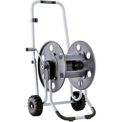 CLABER Meta 60 Schlauchaufroller auf Rädern, blank CLABER