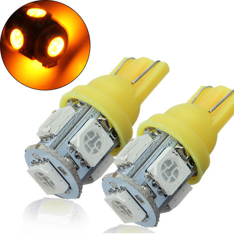 Comprar 6 uds W5W T10 Led Canbus 168 194 bombilla LED 24 SMD luz