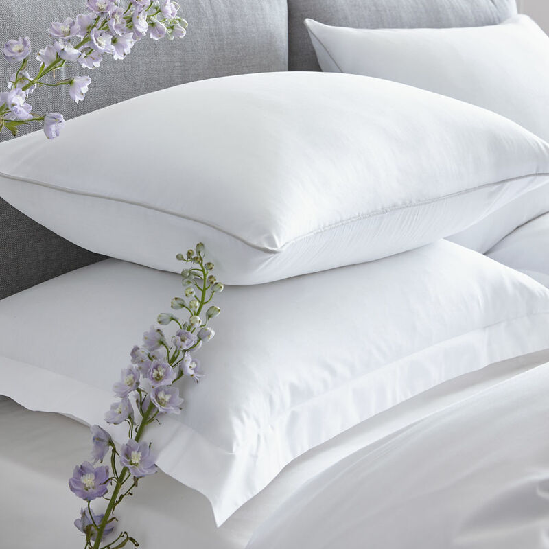 Appletree 100% Cotton Percale 200 Thread Count Duvet Cover Set, White,  Single