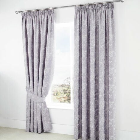 Diana Slate Gray Drapery Fabric