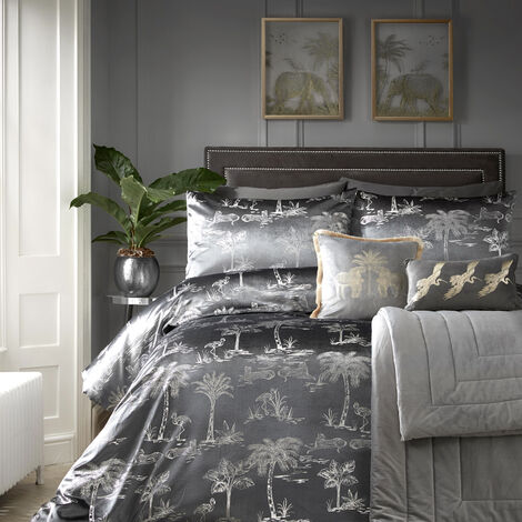 Silentnight super soft velvet touch online fleece double duvet cover set