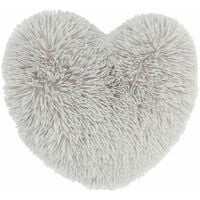Catherine Lansfield Polyester Cuddly Heart 3D Cushion Blush