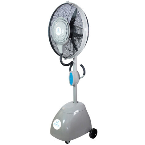 Ventilateur brumisateur oscillant O'FRESH 172 240W 3 vitesses H200cm D200cm Blanc