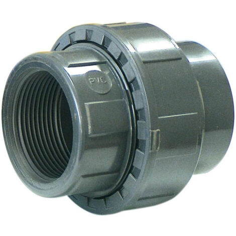 Astralpool – Raccord union PVC Ø 63 mm – Connexion à coller – Filetage 2 pouces pour vissage sécurisé – Kit pièces à sceller piscine