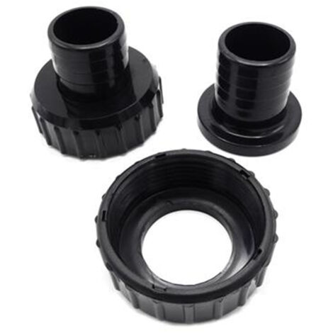 Raccord tuyau Ø 38 mm en PVC – Lot de 2 avec joints et écrous – Compatible pompe Poolmax Ubbink – Installation facile et étanche