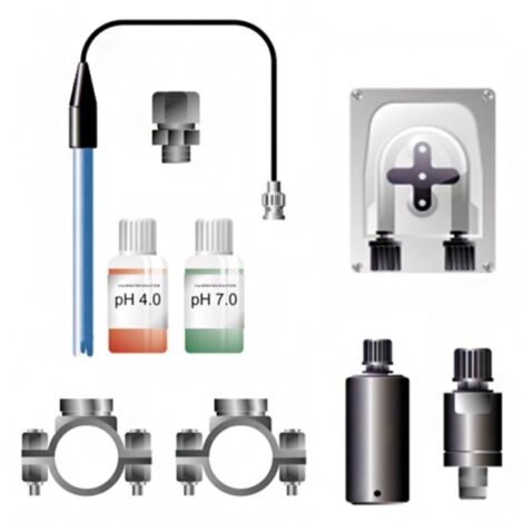 Astralpool – Régulateur de pH automatique pour piscine – Kit complet avec pompe péristaltique 1,5 L/H et sonde pH Platine – Installation rapide et facile