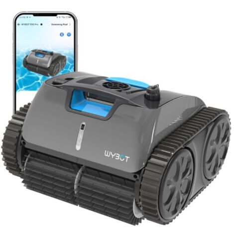 Wybot – Robot piscine sans fil – Nettoyage fond et parois – Autonomie 2h30 – Compatible tous revêtements – Connectivité Wi-Fi et Bluetooth