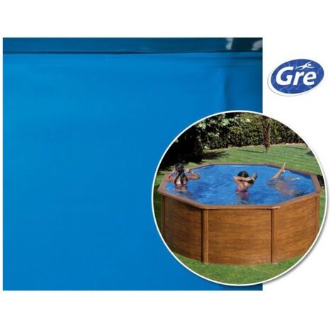 GRE – Liner piscine ronde 300cm x H.120cm – Épaisseur 40/100 en PVC souple – Étanchéité assurée pour piscines en acier