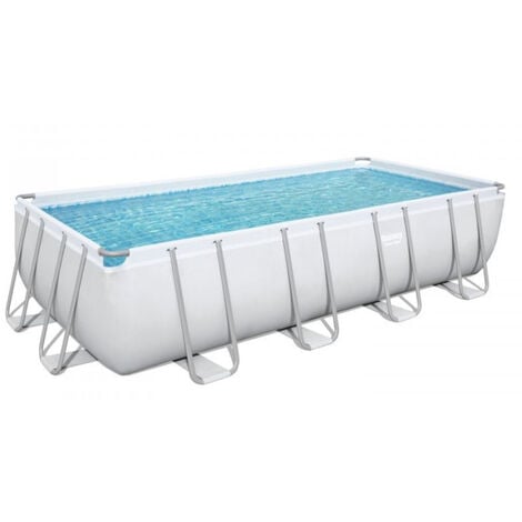 Piscine tubulaire Bestway rectangulaire 5,49 x 2,74 x 1,22 m Power Steel (Filtre à sable)