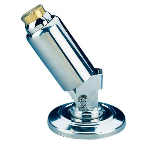 Ancrage articulé pivovant pour échelle diamètre 43mm, en INOX poli