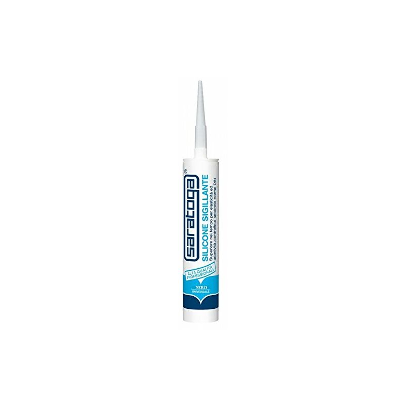 cartuccia di silicone nero SARATOGA uso professionale 280 ml