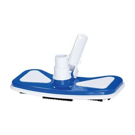 Well2wellness Spazzola Per Piscina Larga 45 Cm In Plastica Robusta Con Connessione A Clip E Estremità Angolate