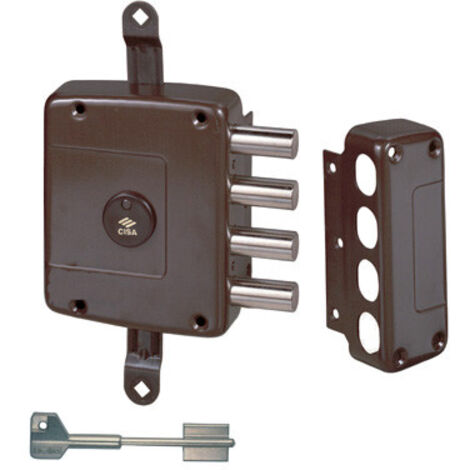 CISA SERRATURA LEGNO APPLICARE 57162 - CISA 1: TRIP E.MM 63 DX