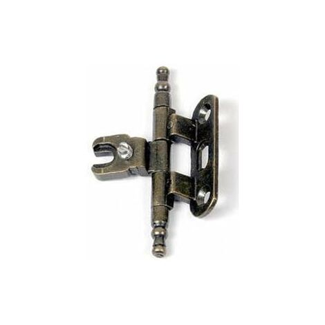 CERNIERE PER MOBILI ANTA A BATTUTA BRONZATA ANTICHIZZATA ART.A0058 (1/2)