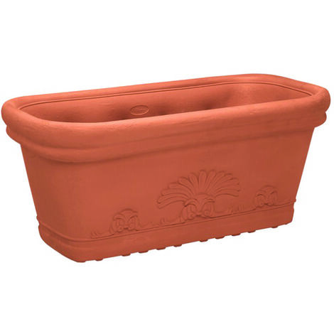 FIORIERA FLORA FESTONATA 60 cm.60x30 h.28 - in plastica FER 278997 (1/5)