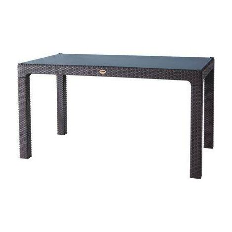 TAVOLO RATTAN KRETA DOMUS