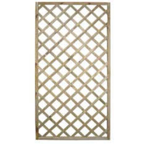 TRALICCIO IN PINO IMPREGNATO CORNICE MM.40X40 - Pannelli: 90x180