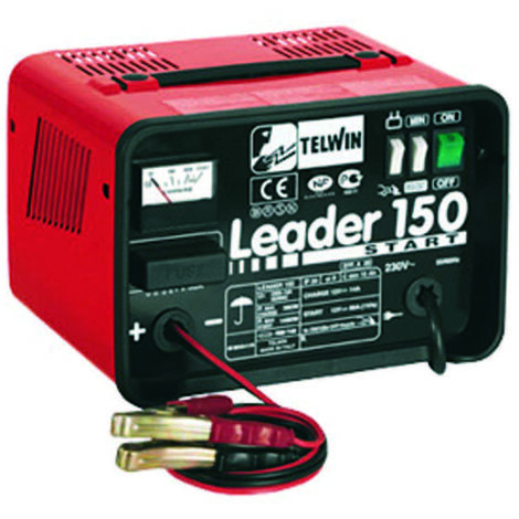 CARICABATTERIE CON AVVIATORE LEADER 150 START 20/140A 12V TELWIN