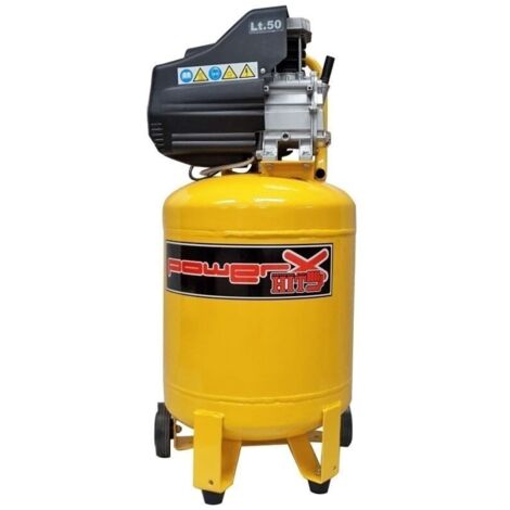 COMPRESSORE VERTICALE LT.50 LUBRIFICATO C/RUOTE
