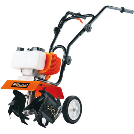 Polar – Motozappa a scoppio 2 tempi 52cc – Potenza 2HP – Larghezza di lavoro 300mm – Profondità di lavoro 150mm – Struttura in acciaio rinforzato (1/6)