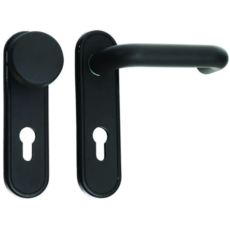COPPIA MANIGLIA E POMOLO FISSO CON FORO CIL. PER MAN. ANTIP. 07070240 CISA