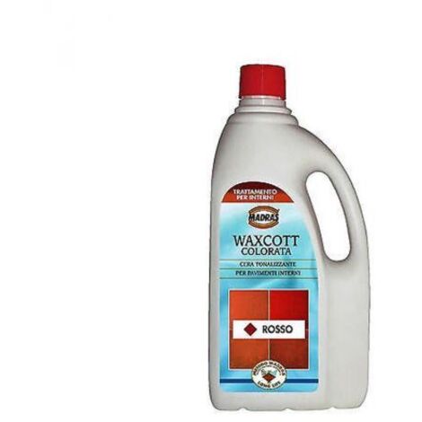 WAXCOTT ROSSA CERA TONALIZZANTE E INVECCHIANTE PER COTTO PAVIMENTO E MANUFATTI LT.1 MADRAS