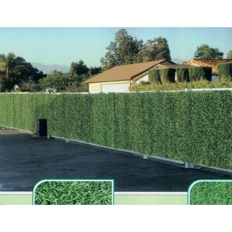 Confine Siepe Finta Artificiale Arella Sempreverde Sintetica mt. 1x3 Abete (1/8)