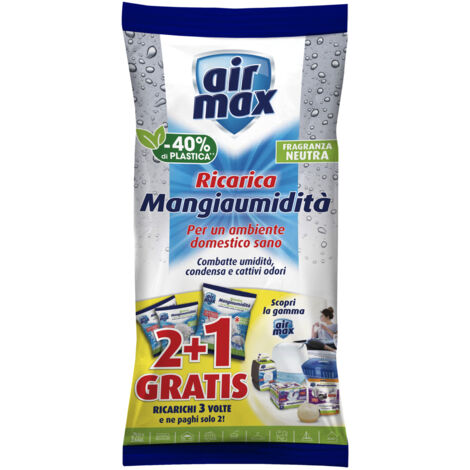 Airmax d0739 ricariche sali per kit assorbiumidita' 1.35 kg