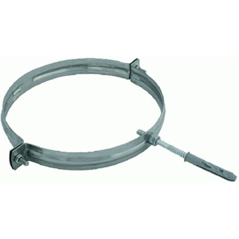 COLLARE REGGITUBO ACCIAIO INOX AISI 304 - Tubi: CM 15 (1/2)