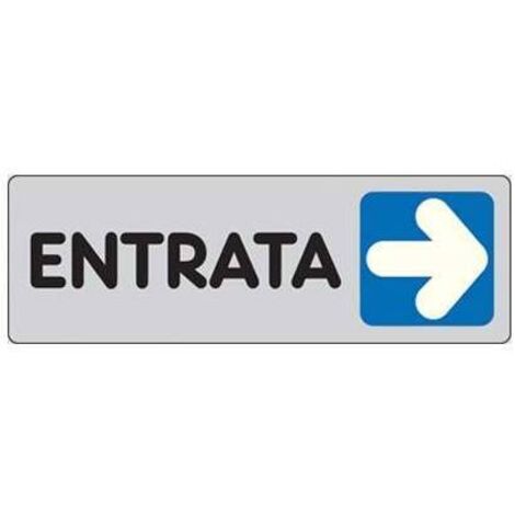 10PZ ETICHETTA SEGNALETICA ENTRATA A DESTRA