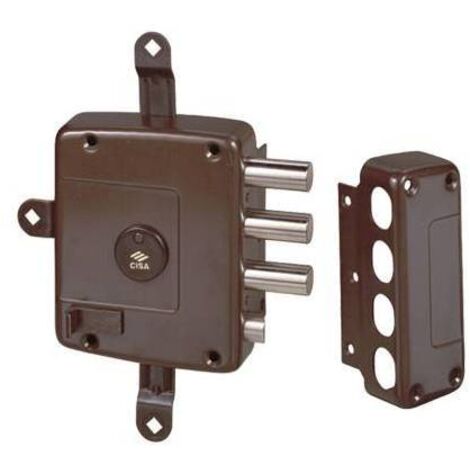 CISA SERRATURA LEGNO APPLICARE 57177 - CISA 1: QUINT E.MM 63 SX