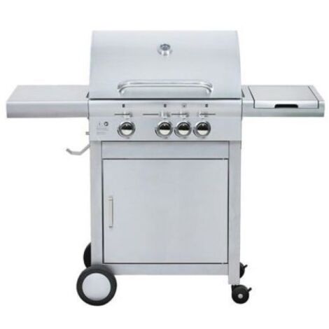Barbecue gas polka 3+1 domus - fuochi 3+1 134x54 cm - h 115 cm (1/4)