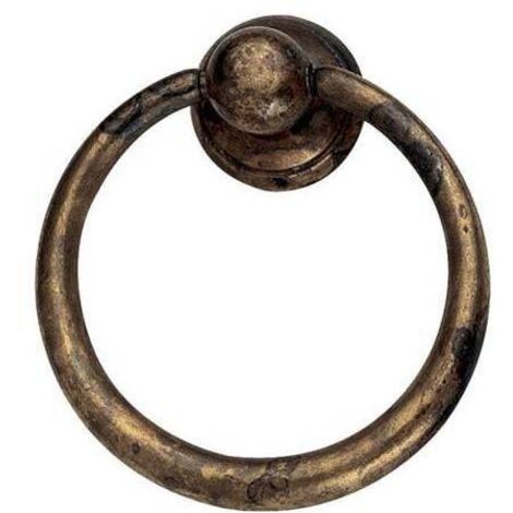 MANIGLIA OTTONE 09202 D 33X39 MM ANTICATO
