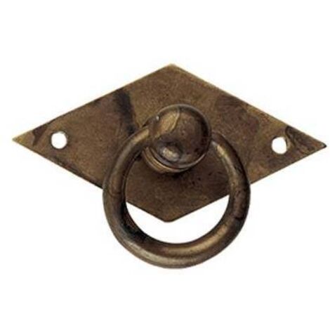 Maniglia per mobili 12230 50x33 mm - ottone antico