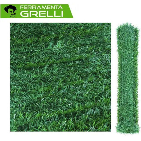 SIEPE ORNAMENTALE ARTIFICIALE CON FOGLIE PINO 3x1h