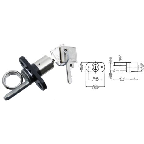 Serratura per chiusure multiple con scatola in resina mm. 20 cod. 2133 (1/3)