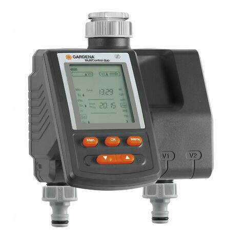GARDENA Programmatore per irrigazione 2 uscite, a batteria MultiControl Duo (1874-20) (1/5)