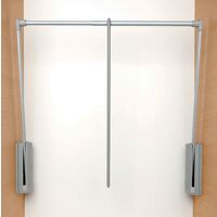 Meccanismo per rmadio saliscendi servetto originale l:77-120 cm GRIGIO