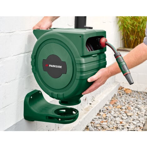 PARKSIDE Schlauchaufroller Schlauchtrommel Gartenschlauchbox Wand
