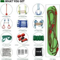 Yoleo Ninja Slackline Set Slacklines Exterieur Motricite Yoleo Ninja Slackline Set Slacklines Exterieur Motricite