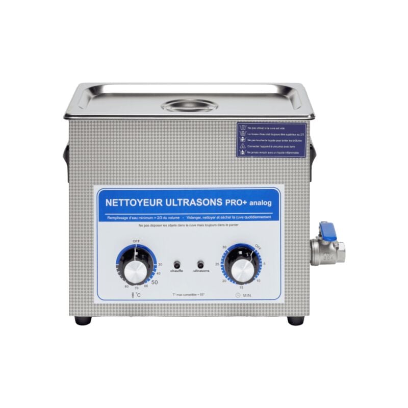 Nettoyeur Ultrasons 6,5L - Stérilisation & Chauffage