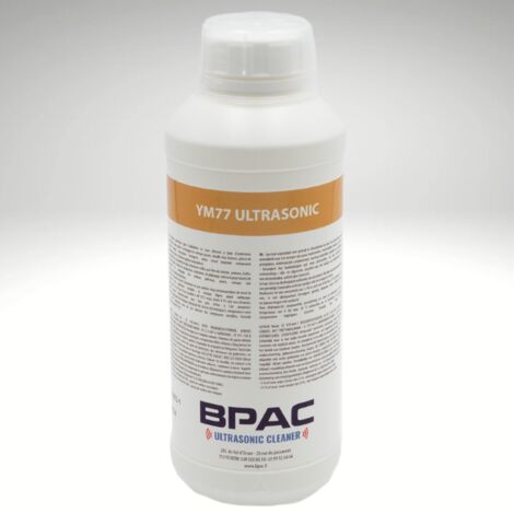 Détergent Nettoyant Ultrasons YM77 - 1 L - Produit Ultrason - BPAC