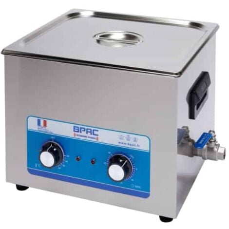 BPAC Nettoyeur Ultrasons 15 litres Professionnel Analogique