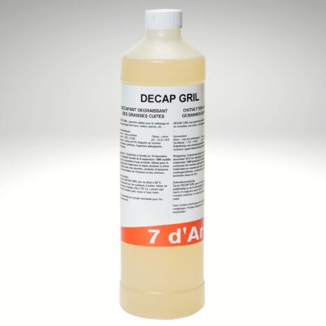 Détergent Nettoyant Ultrason DECAP GRIL - 1 L - Dégraissant - BPAC