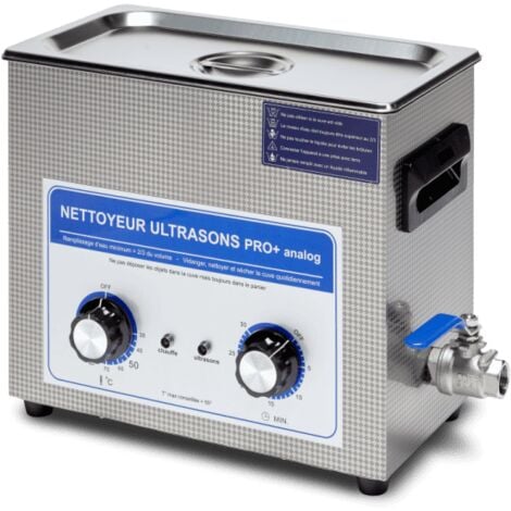 VLOXO Nettoyeur Ultrasons Bac Ultrasons 600 ml 42 KHz avec 5