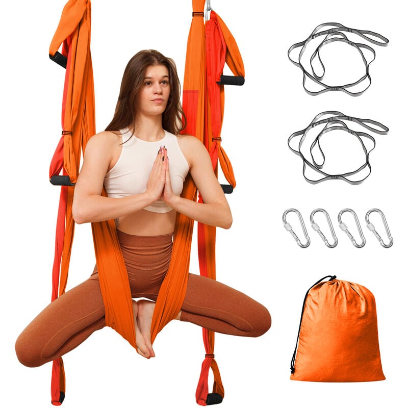 Sotech Columpio De yoga juego hamaca para ejercicios antigravedad colgarse aliviar el dolor espalda gimnasio hogar tamaño 250 x 150