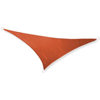 Rectangular shade sail 2x 2 x 2 m for gardens and terraces, brick red